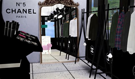 sims 4 chanel store cc.